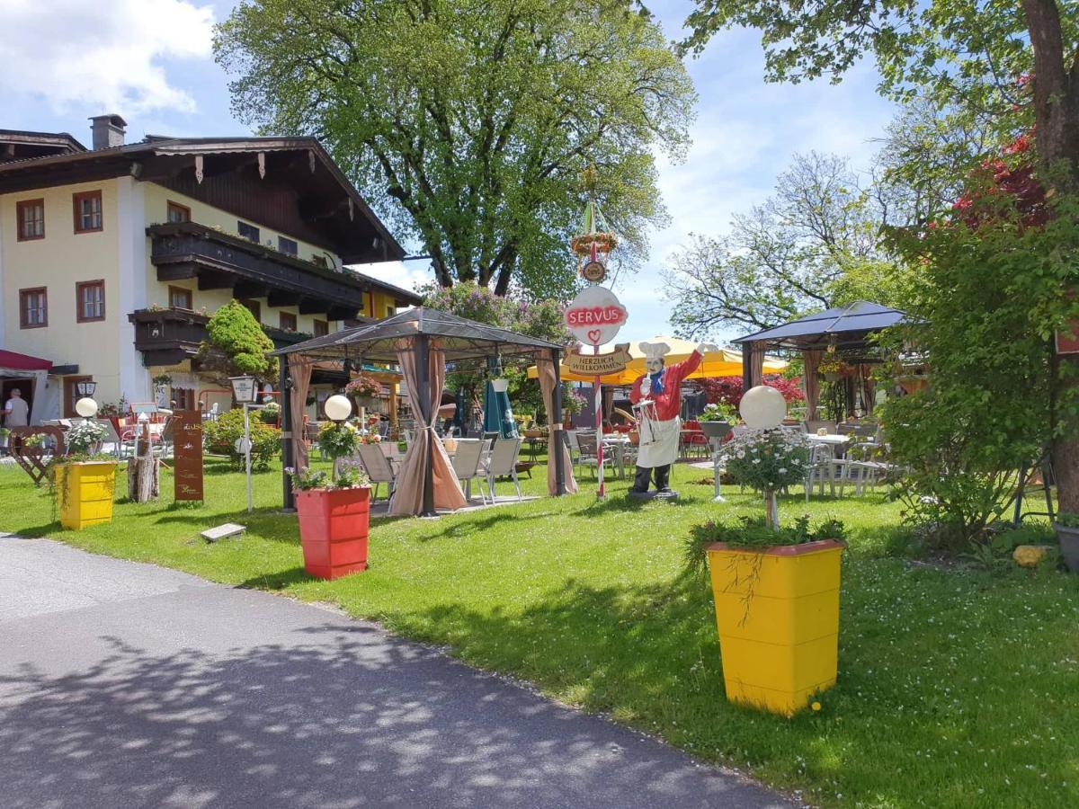 Ferienhotel Lindenhof Leogang Bagian luar foto